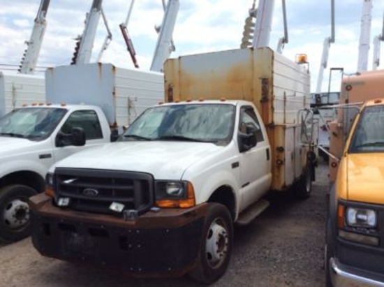 2000 Ford F450 Enclosed High-Top Service Truck,